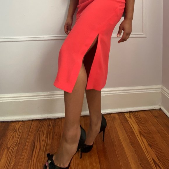 Adrianna Papell elbow length sleeve midi dress 10 - Picture 5 of 5